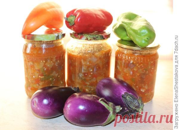 Лечо из баклажанов на зиму 