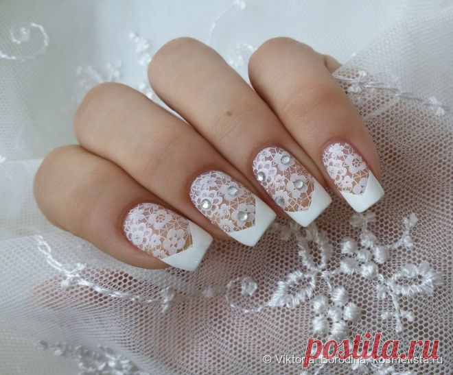 Пин содержит это изображение: Кружево на ноготках с пластиной Bornprettystore Bpl-020  ( 6 вариантов дизайна + видео ) | Косметиста