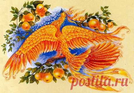 Жар-птица. Роспись + Картинки + Шаблоны