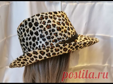 DIY🎩Шляпа Федора с широким полем🎈МК от Инны Сорокодумовой🎈1