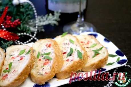 Бутерброды с печенью трески и творожным сыром Кулинарный рецепт