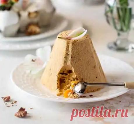 Творожная пасха с вареной сгущенкой и курагой: фото рецепт, приготовление