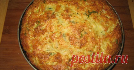 Потрясающий пирог с кабачками
