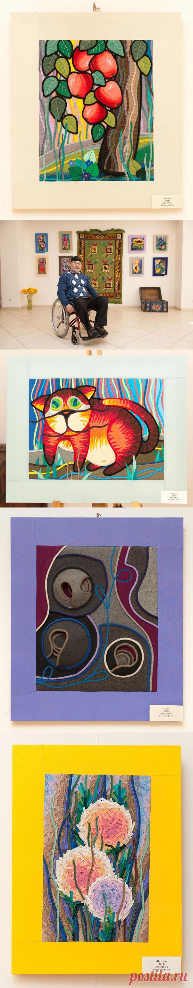 Картины, написанные тканью — Рукоделие