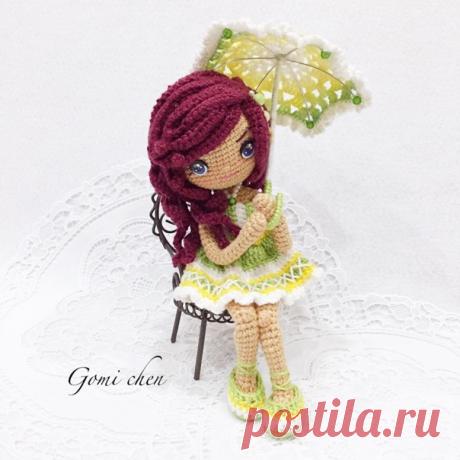 Куколка-красотка Саванна с зонтиком 
Автор- Gomi chen

#Kukla@viyzanie_kryuchkom #амигуруми #crochet #knitting #схема #крючком #crochetdoll #crocheting #amigurumi #amigurumidoll #вязаниекрючком #игрушкикрючком #игрушки #кукла