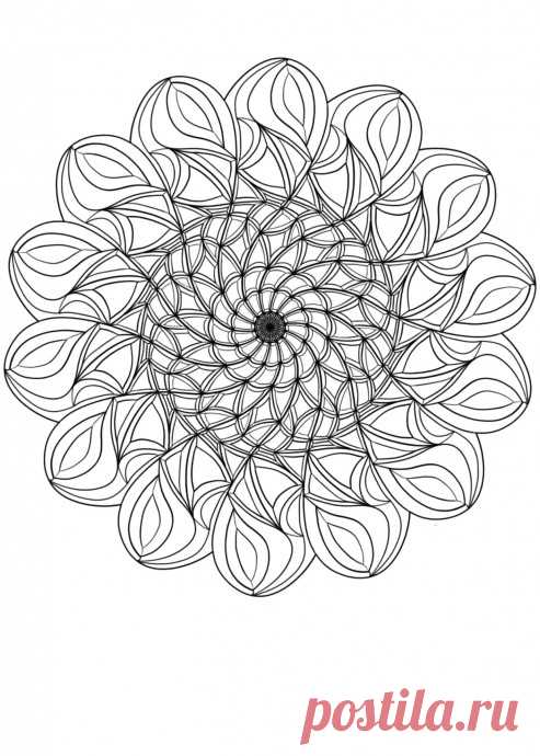 ​Раскраска-антистресс 