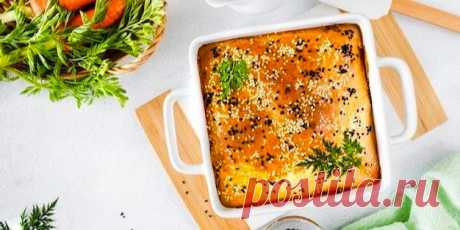 ПОСТНЫЙ ЗАЛИВНОЙ ПИРОГ С ГРИБАМИ