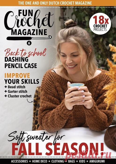 Вязаные проекты крючком в журнале «Fun Crochet Magazine №6 2022»