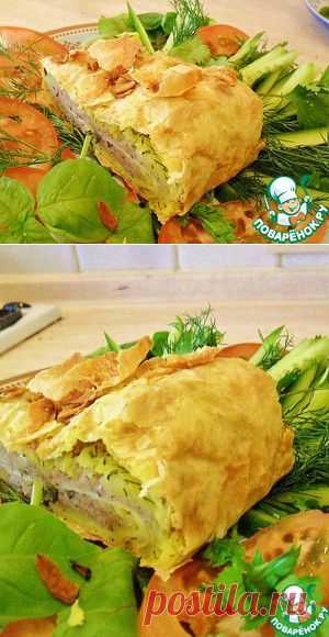 Пирог из лаваша и картофеля - кулинарный рецепт