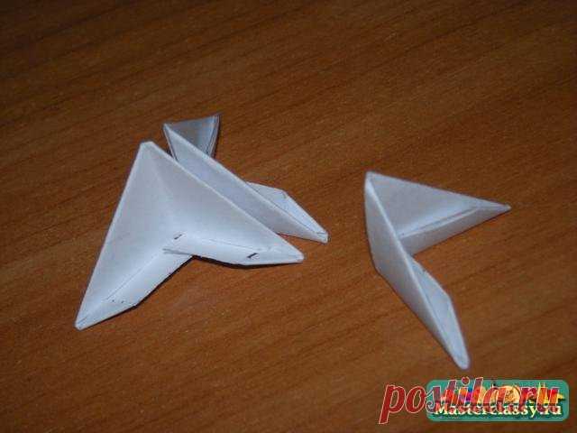 Модульное оригами. Мастер класс. Ваза