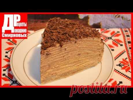 Блинный торт с заварным кремом. Подробный рецепт! Торт как Наполеон!