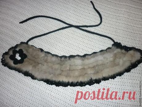 Вяжем воротничек &quot;Норочка&quot; | Сделай сам!