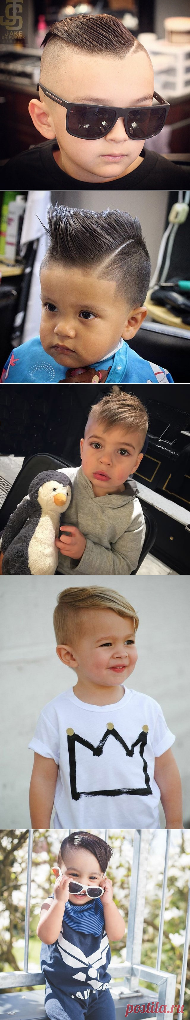 Самые модные детские стрижки для мальчиков 2-4 лет