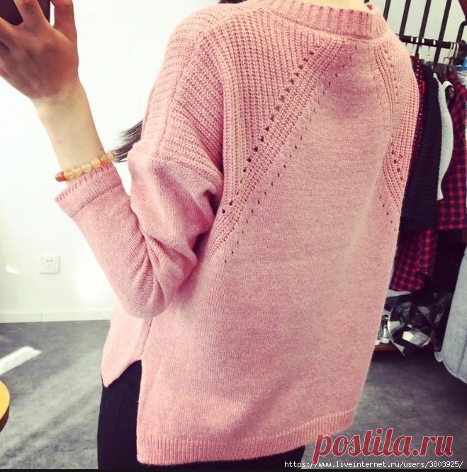 Узор для регланной линии и не только