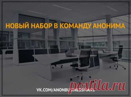 Новый набор в команду анонима в Санкт-Петербурге / Понимание бизнеса