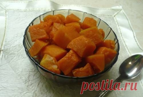 Рецепт приготовления тыквы в мультиварке (с медом)