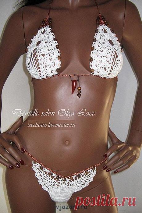 Самые красивые вязаные купальники крючком, 50 фото с описанием | Вязана.ru