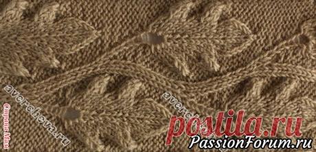 Узор "дубовые листья" | Вязание спицами для начинающих  Это только одна схема, а по ссылке их море разных и варианты моделей. Уже несколько дней пересматриваю, не могу закрыть.&nbsp;Источник:&nbsp;myjulia.ru/post/702137/