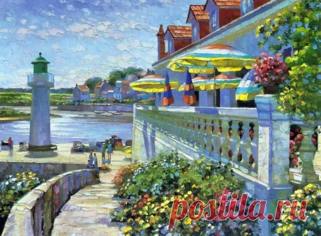 Когда скучаете по лету, смотрите на картины этого художника. Его называют Моне XXI века