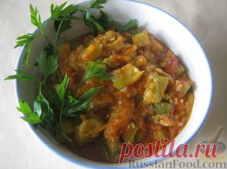 Рецепт: Кабачки тушеные на RussianFood.com
