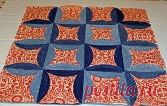 Джинсовые переделки: Подушки и сиденья для стульев — Делаем руками