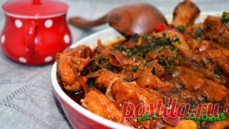 Чохохбили с курицей