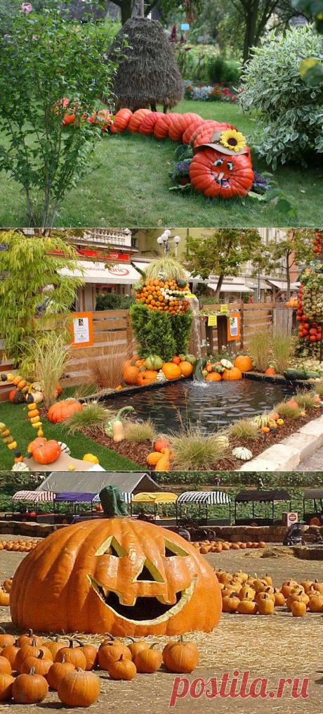 Фантазии из тыквы.