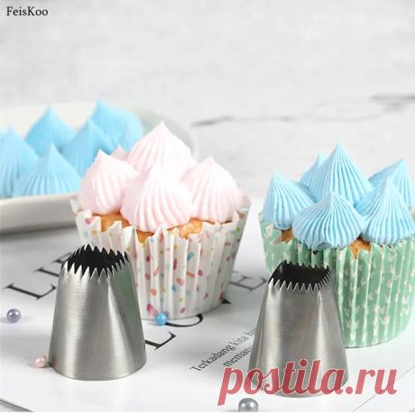 Boquillas cuadradas de gran tamaño para decoración de tartas, boquillas de manga pastelera, molde para Tartas - AliExpress