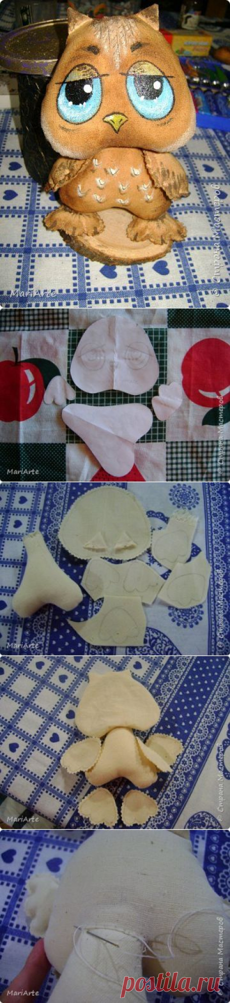Шьем кофейную игрушку - ароматный СОВЕНОК