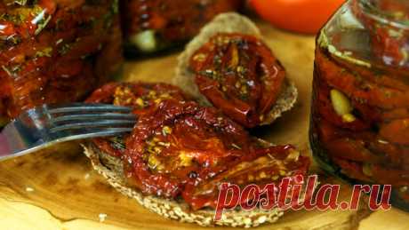 Вяленые томаты по-Сицилийски | Идеальный рецепт в маслах с прованскими травами. | С Дедом За Обедом! | Дзен