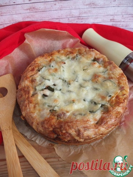 Пирог с курицей и солеными огурцами – кулинарный рецепт