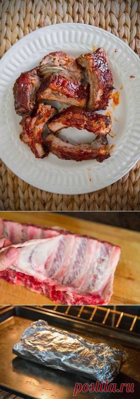 Простой и невероятно вкусный рецепт ребрышек.