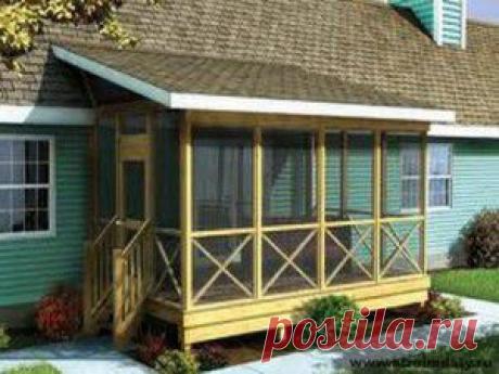 Строительство веранды из поликарбоната. | Строим дачу