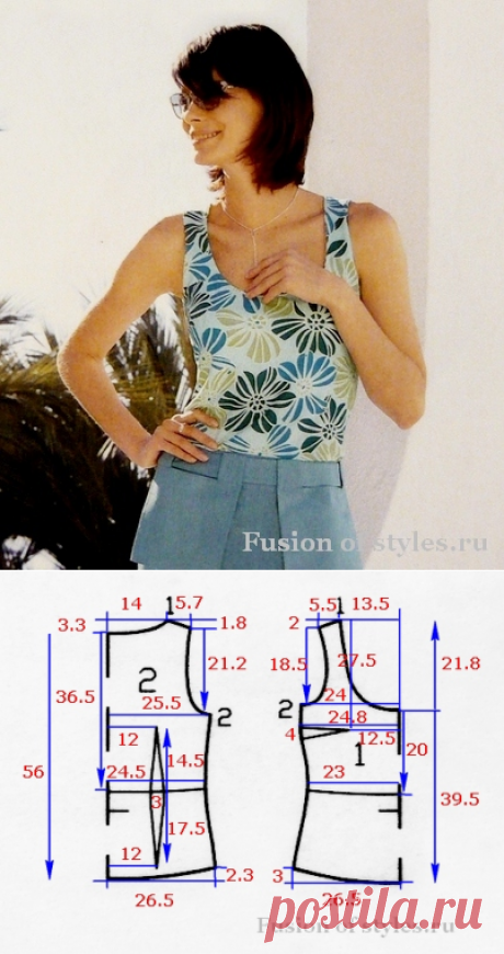 Майка

La camiseta de punto | la FUSIÓN de los ESTILOS | Шитье простые выкройки | Postila