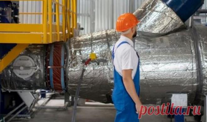 Монтаж промышленного котла