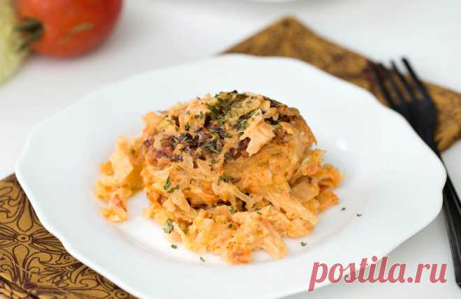 Ленивые голубцы
Этот рецепт точная копия оригинального вкуса, но занимает намного меньше времени на приготовление.