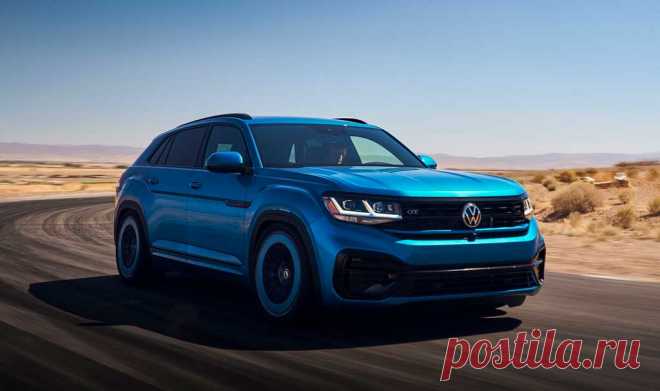 2022 Volkswagen Atlas Cross Sport GT Concept - ПЕРВЫЙ ВЗГЛЯД, экстерьер и интерьер, сумасшедший спортивный внедорожник