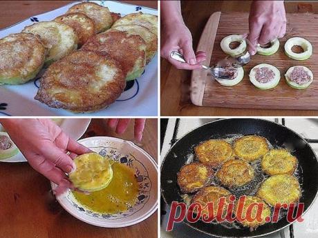 Кабачки с мясом в кляре - Вкуснотища необыкновенная!