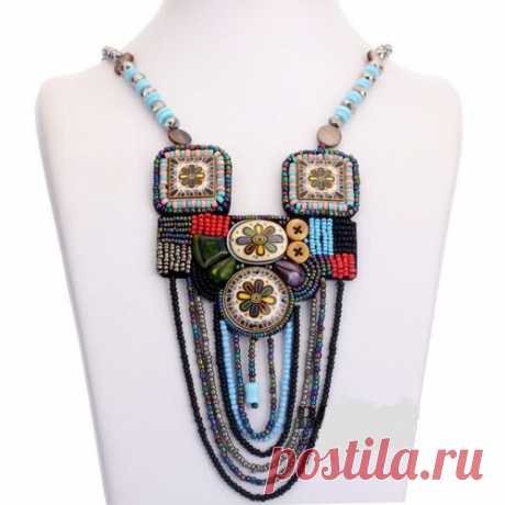 Купить роскошное женское колье &quot;этника&quot; по низкой цене
