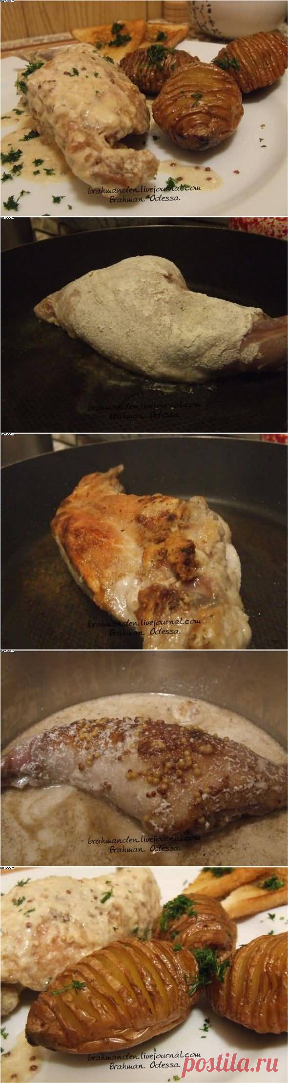 Кролик в вине со специями