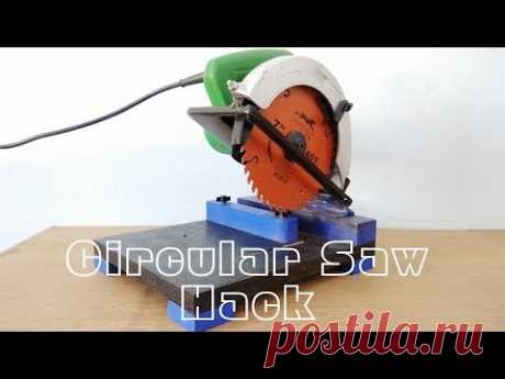 Circular saw Hack || Make A Mini Chop saw Machine