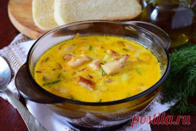 Сырный суп с копченой курицей — Sloosh – кулинарные рецепты