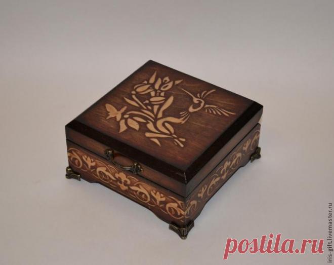 Имитация инкрустации дерева (интарсия) - Ярмарка Мастеров - ручная работа, handmade