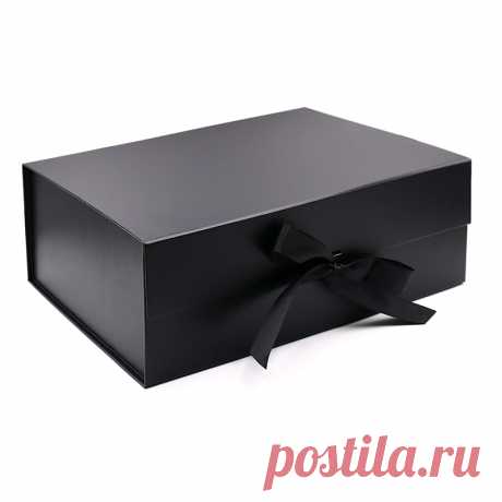 Коробка-шкатулка подарочная с бантом за 845₽ - только посмотри! Большая подарочная коробка из переплётного картона с магнитной крышкой и бантом. Гарантия качества, бесплатная доставка, скидки до 25%