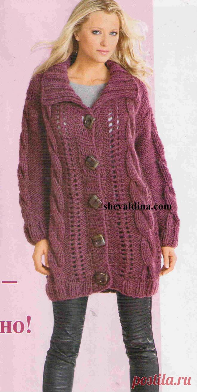 УДЛИНЁННЫЙ ЖАКЕТ | ВЯЗАНЫЙ УЮТ
