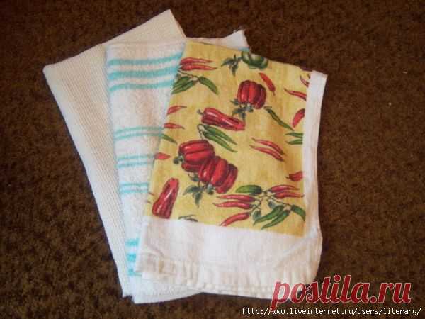 стирка кухонных полотенец - Самое интересное в блогах