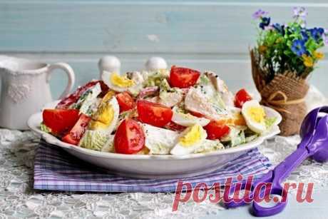 Салат с куриной грудкой, овощами и йогуртом.

Этот вкусный, сытный и полезный салат – полноценное блюдо. Хорошо подойдет и для ужина!

Вам потребуется:
Показать полностью…