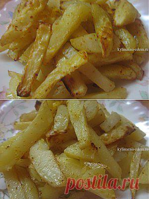 КАРТОФЕЛЬ ФРИ В ДУХОВКЕ | КУЛИНАРНЫЙ PARADISE

Картофель фри, приготовленный по такому рецепту в несколько раз лучше и полезнее картофеля фри, приготовленного классически во фритюре. В данном рецепте масла используется минимальное количество, а картофельные ломтики получаются очень похожими на фри, с золотистой корочкой и мягкой серединкой! Предложите такую картошку своим детям, и они забудут, что такое Макдональдс.
Очень вкусно, быстро и удивительно просто!