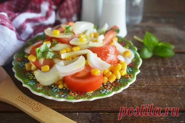 Летний кукурузный салат - пошаговый рецепт с фото на Повар.ру