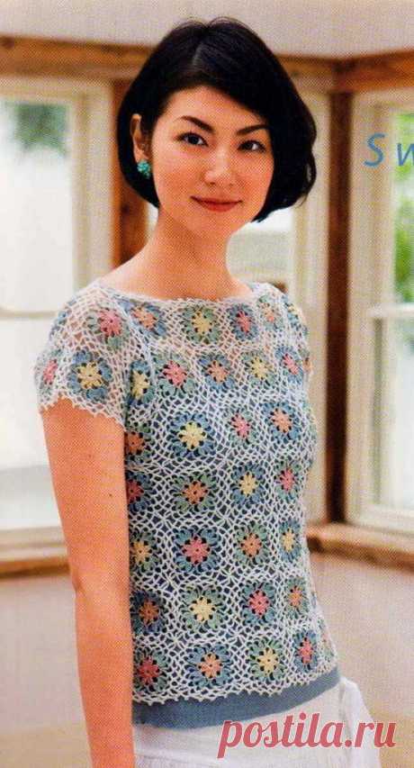 Crochetpedia: Crochet Tshirt Blouse